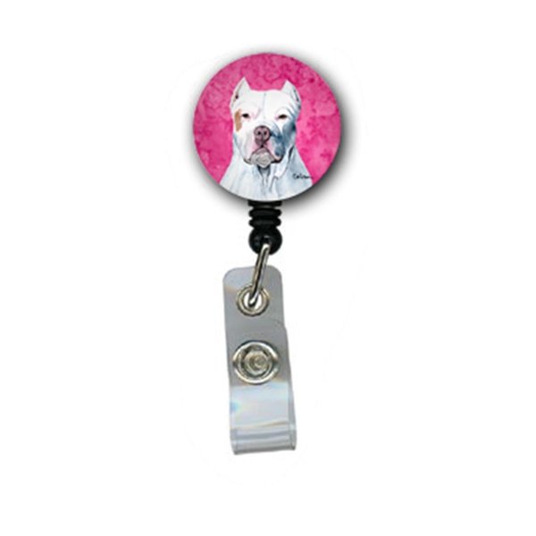 Teachers Aid Pit Bull Retractable Badge Reel Or Id Holder With Clip TE238139